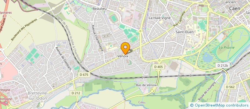 localisation de l'entreprise LA ROSE DE VENOIX à CAEN