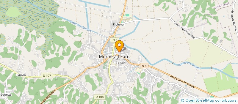 localisation de l'entreprise LA ROSE DES AINES à MORNE A L EAU