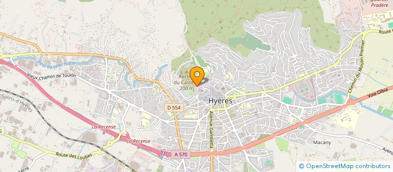 localisation de l'entreprise LA ROSE DES PRINCES à HYERES