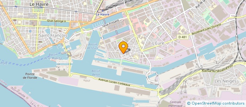 localisation de l'entreprise LA ROSE DES SABLES à LE HAVRE