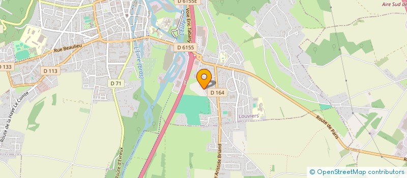localisation de l'entreprise LA ROSE DES SABLES à LOUVIERS