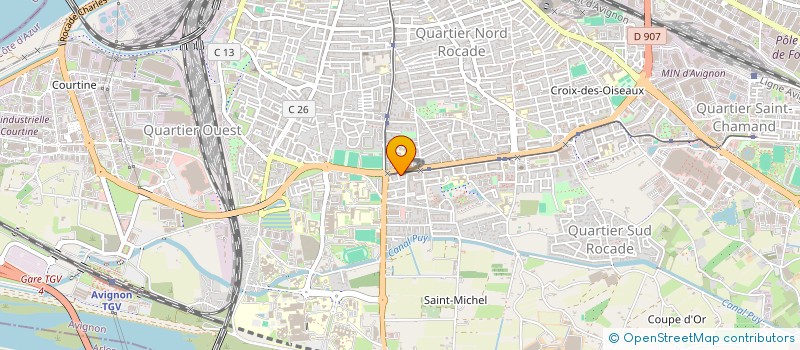 localisation de l'entreprise LA ROSE DES SABLES à AVIGNON