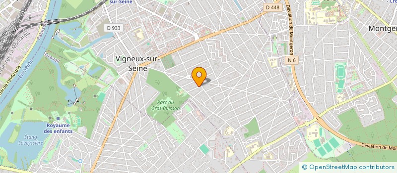 localisation de l'entreprise LA ROSE DES SABLES à VIGNEUX-SUR-SEINE