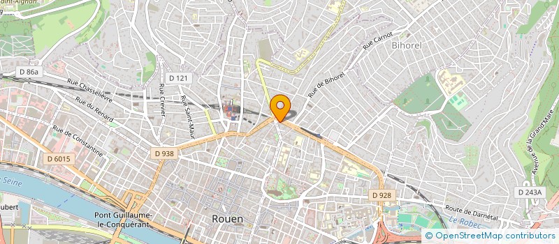 localisation de l'entreprise LA ROSE DES SABLES à ROUEN