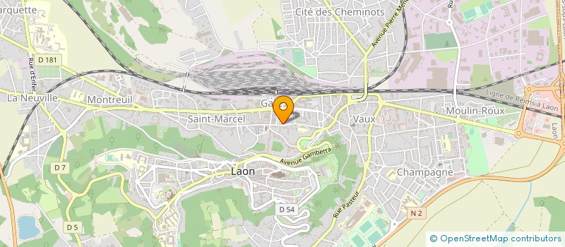 localisation de l'entreprise LA ROSE DES SABLES LAON à LAON