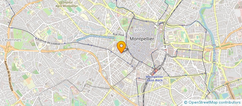 localisation de l'entreprise LA ROSE DES SABLES SARL à MONTPELLIER