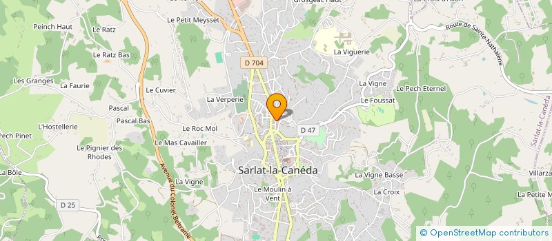 localisation de l'entreprise LA ROSE DES VENTES  SARLAT-LA-CANEDA