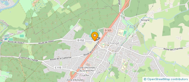 localisation de l'entreprise LA ROSE DES VENTS  CHANGE