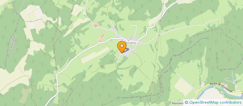 localisation de l'entreprise LA ROSE DES VENTS  MALBRANS