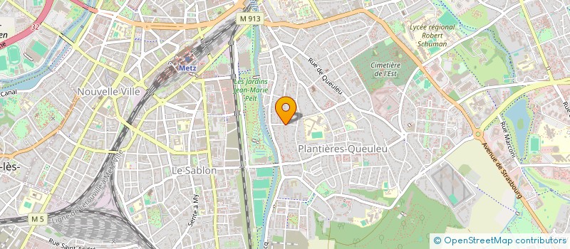 localisation de l'entreprise LA ROSE DES VENTS MDB  METZ