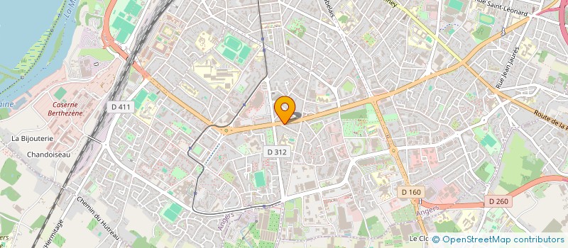 localisation de l'entreprise LA ROSE DES VOIX à ANGERS