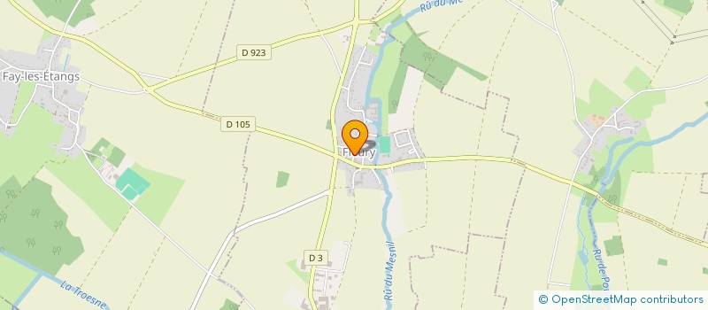 localisation de l'entreprise LA ROSE DU PETIT PRINCE  FLEURY