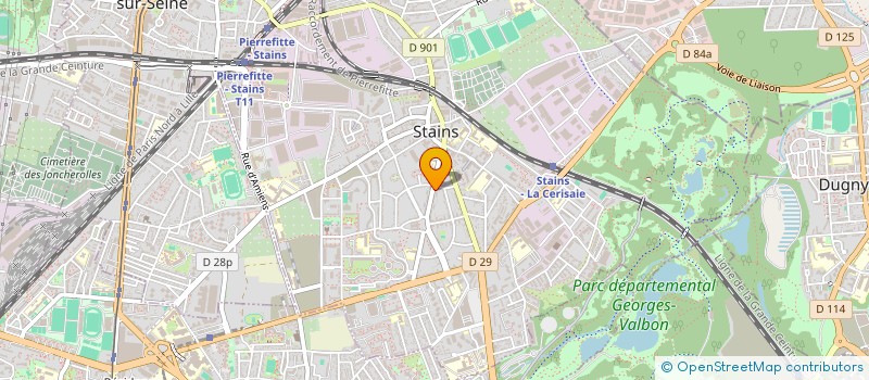 localisation de l'entreprise LA ROSE DU SUD  STAINS