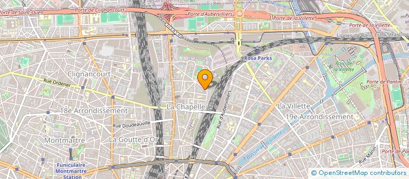 localisation de l'entreprise LA ROSE ET L ACACIA  PARIS