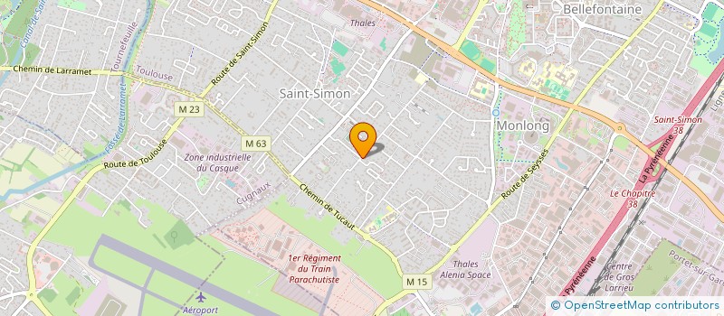localisation de l'entreprise LA ROSE ET LE VIOLON à TOULOUSE