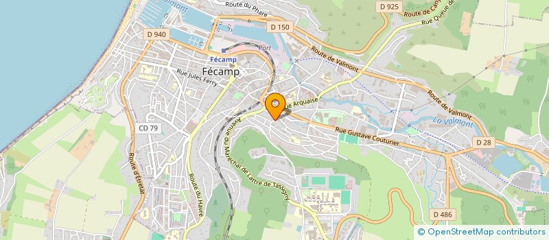 localisation de l'entreprise LA ROSE FECAMP à FECAMP