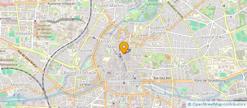 localisation de l'entreprise LA ROSE MYSTIQUE  RENNES