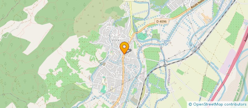 localisation de l'entreprise LA ROSE NOIR  VOLX