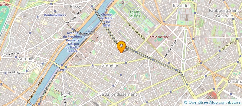 localisation de l'entreprise LA ROSE POURPRE à PARIS