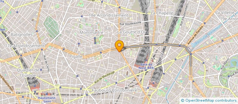 localisation de l'entreprise LA ROSE ROUGE DE PARIS  PARIS