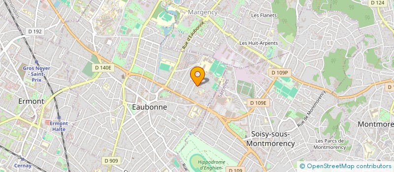 localisation de l'entreprise LA ROSE ROYALE CONCIERGERIE  EAUBONNE