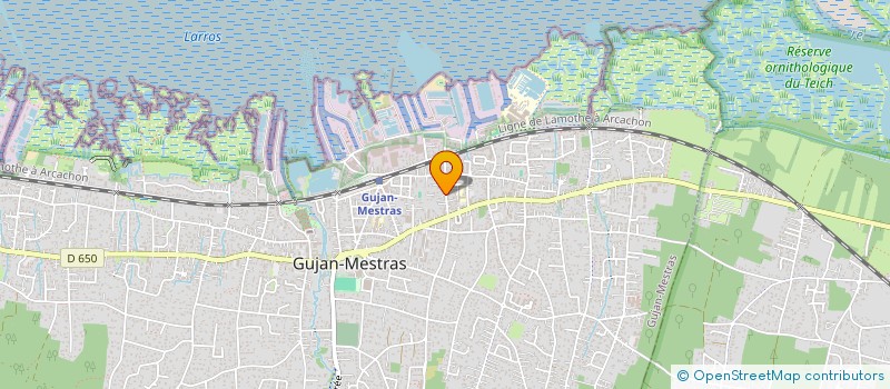 localisation de l'entreprise LA ROSE SAINT HILAIRE  GUJAN-MESTRAS