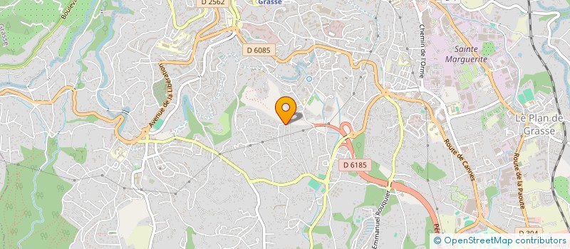 localisation de l'entreprise LA ROSE TRAVAUX à GRASSE
