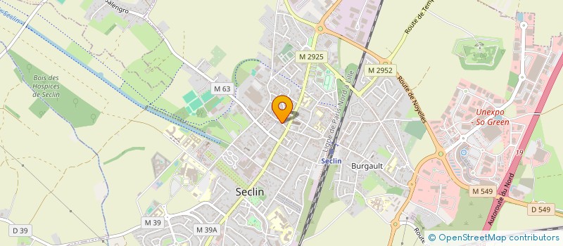 localisation de l'entreprise LA ROSEE  SECLIN