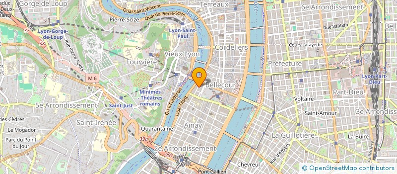 localisation de l'entreprise LA ROSEE COSMETIQUES  LYON