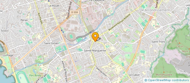 localisation de l'entreprise LA ROSEE VERTE à MARSEILLE