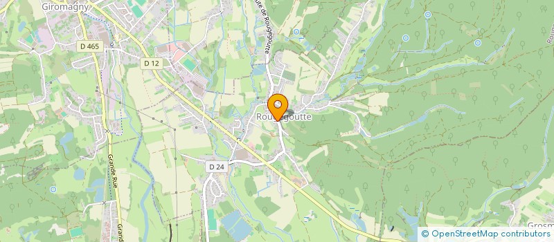 localisation de l'entreprise LA ROSEMONTOISE à ROUGEGOUTTE