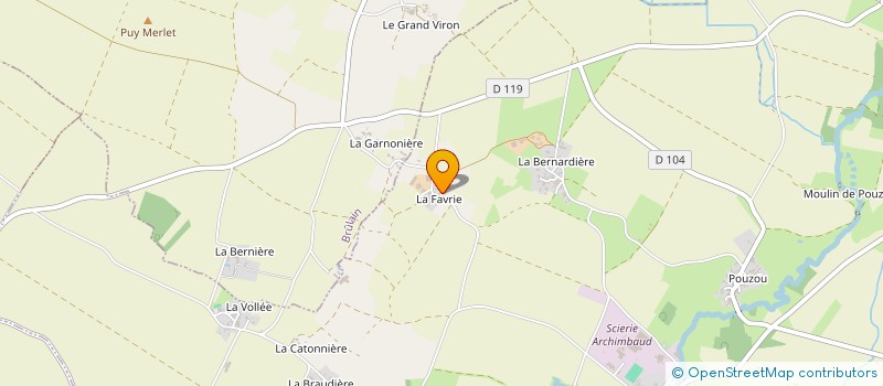 localisation de l'entreprise LA ROSERAIE à PERIGNE