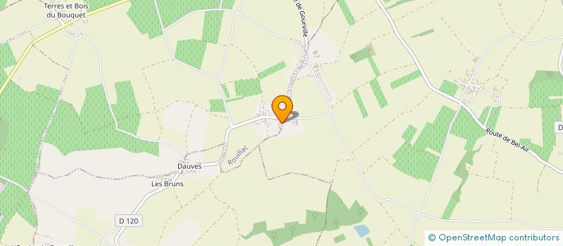 localisation de l'entreprise LA ROSERAIE à ROUILLAC