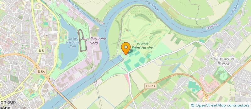 localisation de l'entreprise LA ROSERAIE  CHATENOY-EN-BRESSE