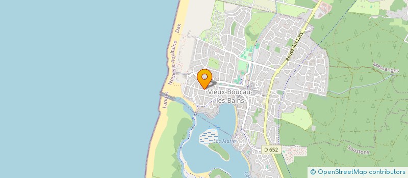 localisation de l'entreprise LA ROSERAIE  VIEUX-BOUCAU-LES-BAINS