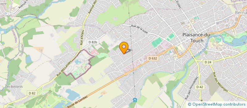 localisation de l'entreprise LA ROSERAIE  PLAISANCE-DU-TOUCH