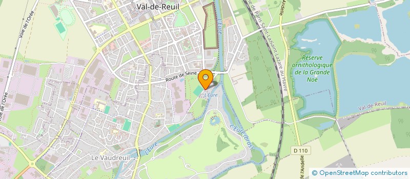 localisation de l'entreprise LA ROSERAIE  LE VAUDREUIL