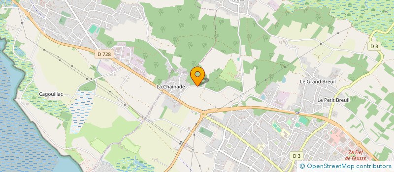 localisation de l'entreprise LA ROSERAIE  MARENNES-HIERS-BROUAGE