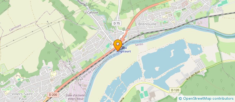 localisation de l'entreprise LA ROSERAIE  RIEUX