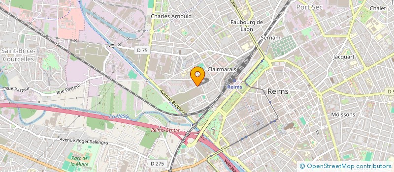 localisation de l'entreprise LA ROSERAIE  REIMS