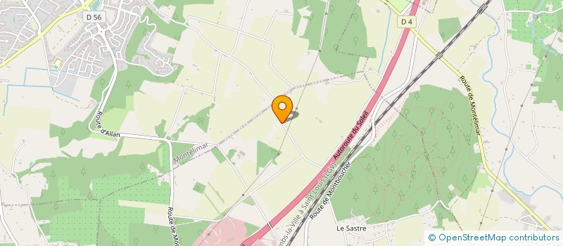 localisation de l'entreprise LA ROSERAIE à ALLAN