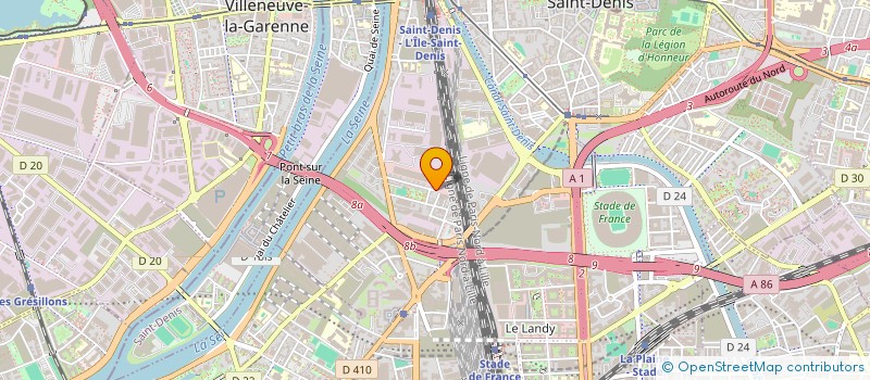 localisation de l'entreprise LA ROSERAIE à SAINT-DENIS