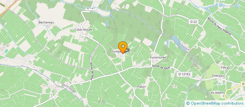 localisation de l'entreprise LA ROSERAIE  MONTAGNE