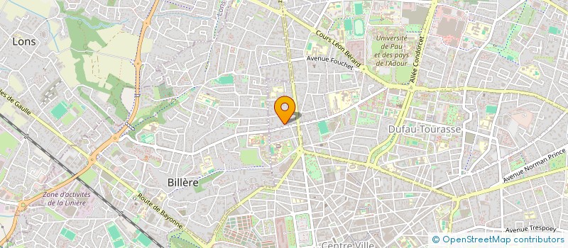 localisation de l'entreprise LA ROSERAIE à PAU