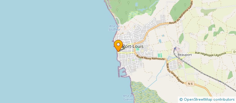 localisation de l'entreprise LA ROSERAIE CLUB DE 3EME AGE à PORT LOUIS
