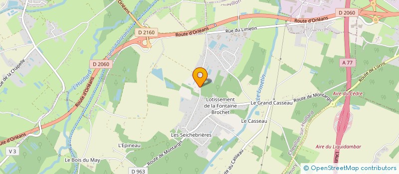 localisation de l'entreprise LA ROSERAIE DES MICHEL à CHEVILLON-SUR-HUILLARD