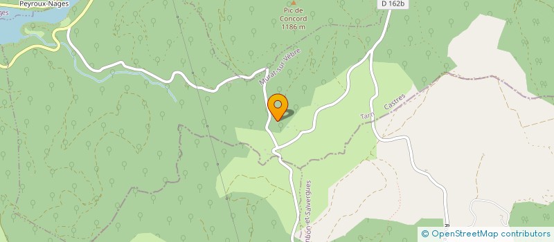 localisation de l'entreprise LA ROSERAIE DU MONARC  NAGES