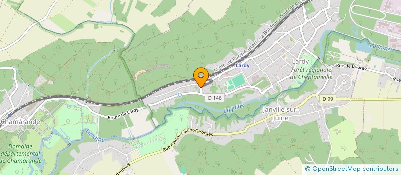 localisation de l'entreprise LA ROSERAIE DU PLESSIS à LARDY