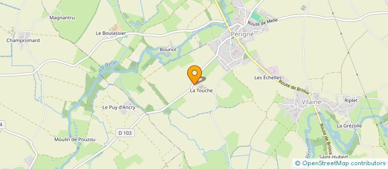 localisation de l'entreprise LA ROSERAIE HOLDING  PERIGNE