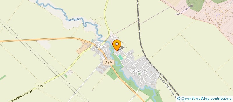 localisation de l'entreprise LA ROSIERE  REIMS